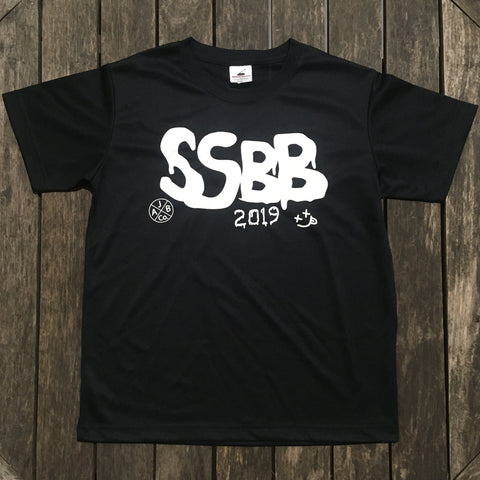 SSBB 2019 ドライTシャツ 黒×白